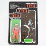 Star Wars figure B-Wing Pilot, Palitoy, sealed in original tri-logo Return of the Jedi blister pack