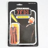 Star Wars figure Ben (Obi-Wan) Kenobi, Palitoy, sealed in original Return of the Jedi blister pack