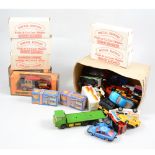 Collection of diecast models and vehicles