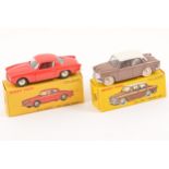 Two French Dinky Toys; 24J Alfa Romeo 1900 Super Sprint (cracked front windscreen), no.531 Fiat