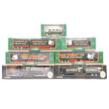 Modern Corgi models; seven including 59503 Scania Curtainside trailer, 'Eddie Stobart'