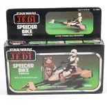 Star Wars Return of the Jedi Speeder Bike Vehicle set with action speed flaps, Kenner, in original