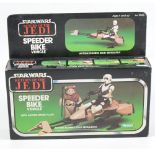 Star Wars Return of the Jedi Speeder Bike Vehicle set with action speed flaps, Kenner, in original