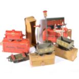 Selection of pre-war Hornby, Bing and Bassett-Lowke O gauge model railway,