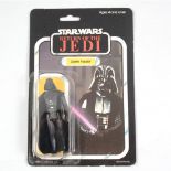 Star Wars figure Darth Vader, Palitoy, sealed in original Return of the Jedi blister pack box,