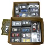 Rally Car model collection by DeAgostini, 70x 1:43 scale all cased with magazines.