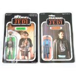 Two Star Wars Lando Calrissian figures.