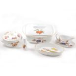 An extensive collection of Royal Worcester Evesham dinnerware.