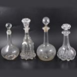 Glassware including decanters,