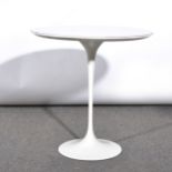 A 'Tulip' occasional table, designed by Eero Saarinen