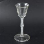 An ale glass, 19th Century