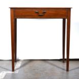 George III mahogany side table.