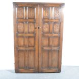 1940's oak wardrobe,