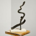 Mary Milner Dickens, Soft Landing - a modern sculpture