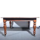 Victorian mahogany dining table