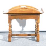 Oak butler's coffee table