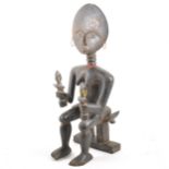 African tribal Akua ba fertility figure,