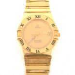 Omega - a gentleman's 18 carat yellow gold Automatic Constellation Chronometer wristwatch and part