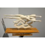 Mary Milner Dickens - 'Floating', a plaster maquette