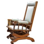 American walnut rocking chair