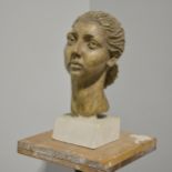 Mary Milner Dickens - 'Doreen', a plaster bust