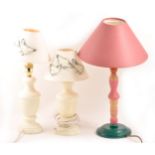 Collectin of modern table lamps