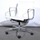 A Vitra Eames EA 117 office chair
