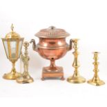 Large quantity of brass and metalware