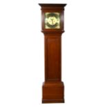Oak longcase clock dial signed Thomas Wentworth, Sarum