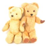 Two vintage teddy bears; both c1950s, one with Eire label