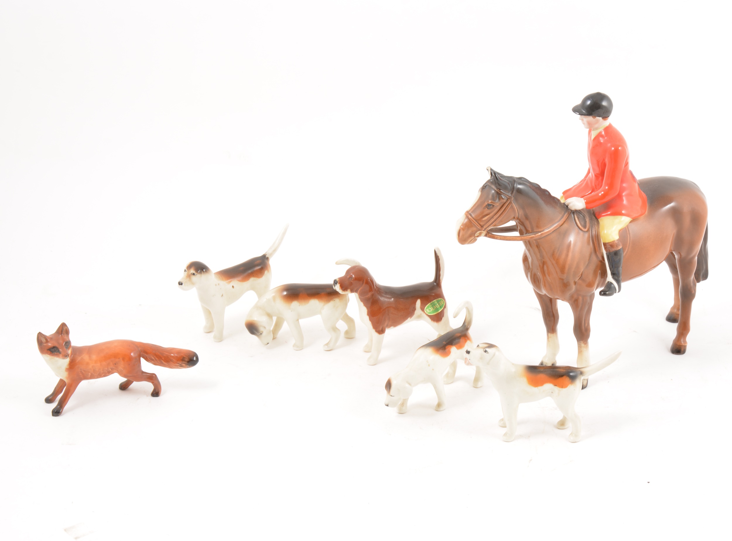 Beswick pottery hunting figures