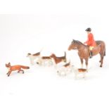 Beswick pottery hunting figures