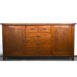 Modern hardwood sideboard, purchased from Russell Francis