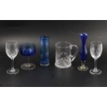 Collection of glassware