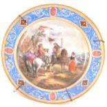 Continental porcelain plaque