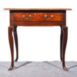 A Georgian fruitwood side table