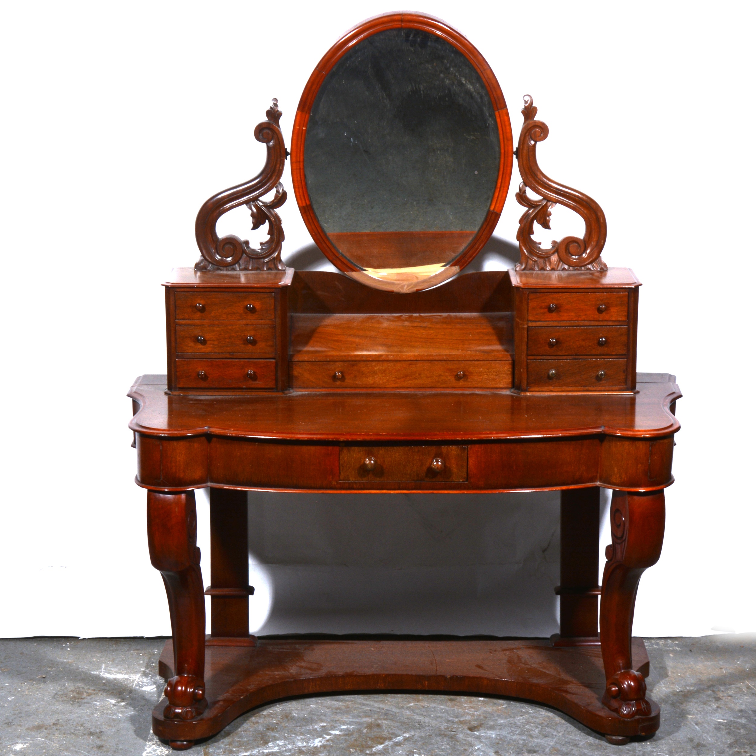 Victorian mahogany dressing table