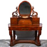 Victorian mahogany dressing table