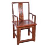 Chinese lacquered chair