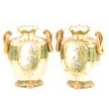 Pair of Noritake vases