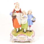 Dresden porcelain Yardley's Old English Lavender group