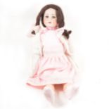 A Simon & Halbig bisque head doll, 914 head stamp