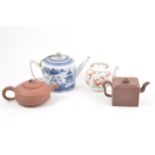 Four Chinese teapots