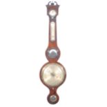 Victorian mahogany barometer