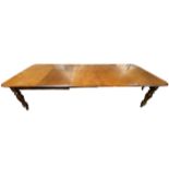 LOT WITHDRAWN Victorian mahogany dining table