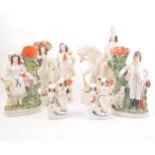 Staffordshire pottery figures