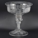 Victorian glass comport