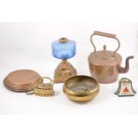 Large quantity of brass and metalware