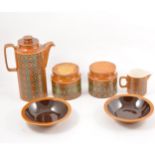 A large quantity of Hornsea "Bronte" tea, dinner ware, storage jars etc