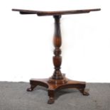 George IV mahogany pedestal table in the style of Gillows